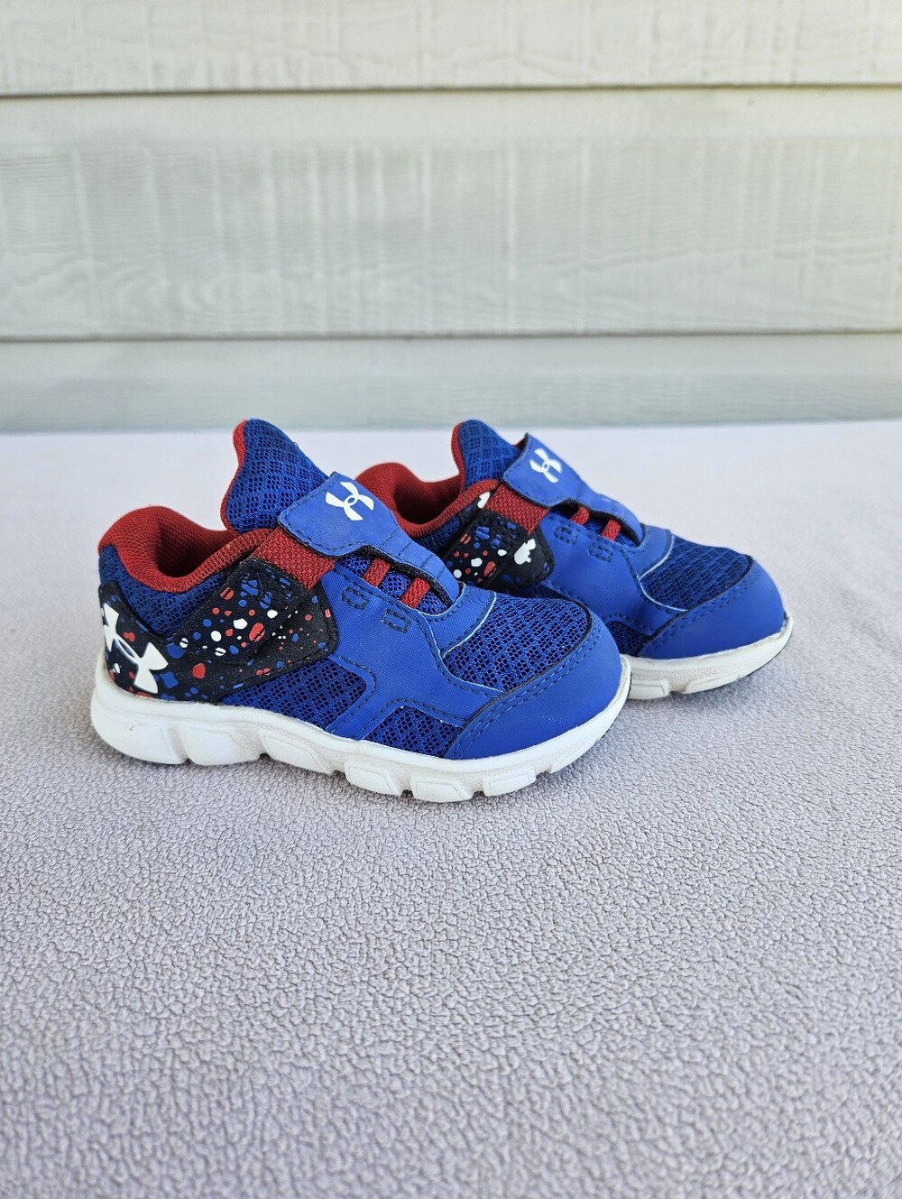 Under Armour Thrill Alternate Sneaker Hook & Loop Toddler SZ 5K Blue 1258776-908